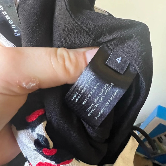 Proenza Schouler Pleated printed crepe skirt, size 4 - Picture 5 of 8